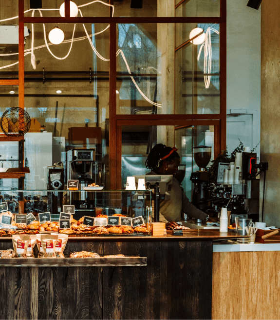 Neighborhood cafe